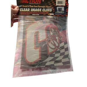 Dale Earnhardt #3 Action Clear Image See-Through Window Cling Decal